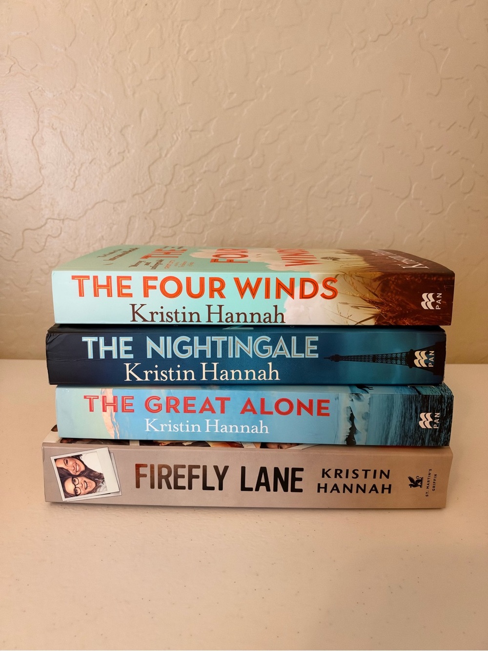 Kristin Hannah 4 Book Lot Nightingale Four Winds Great Alone Firefly Lane